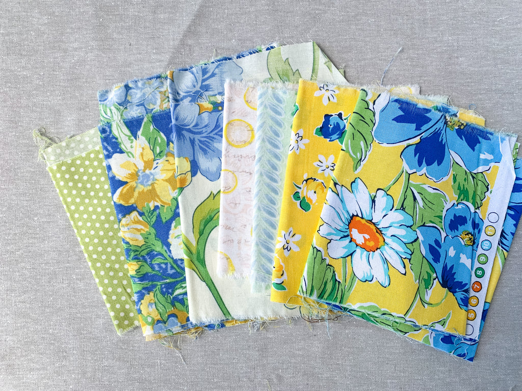 Blue & Yellow 1/8th Remnant Bundle