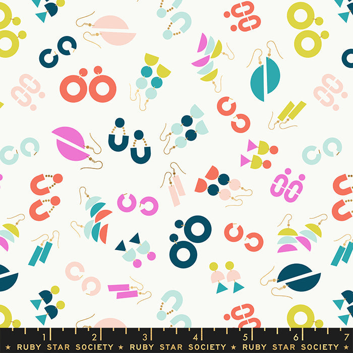 Adorn - Ornaments in Cream Soda (4 yard backing cut)