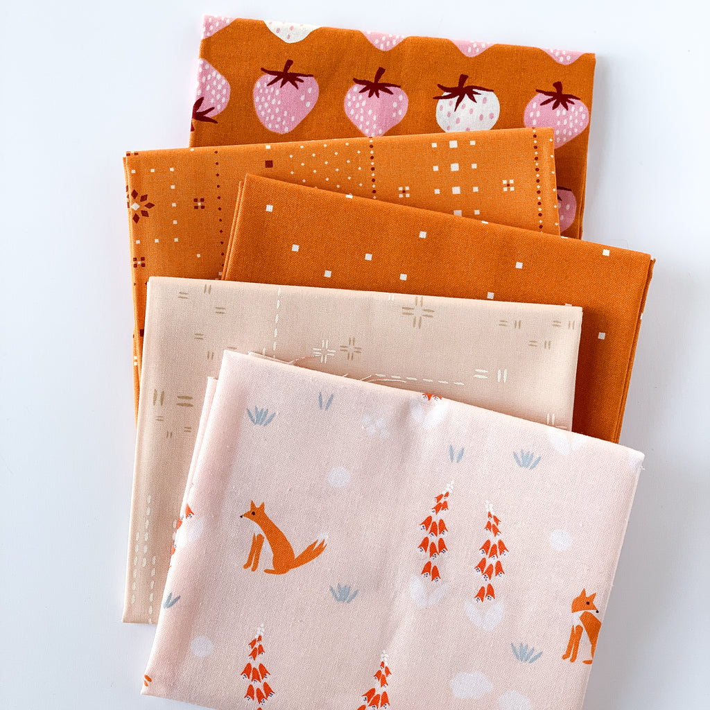 Meander in Peachy Fat Quarter Bundle