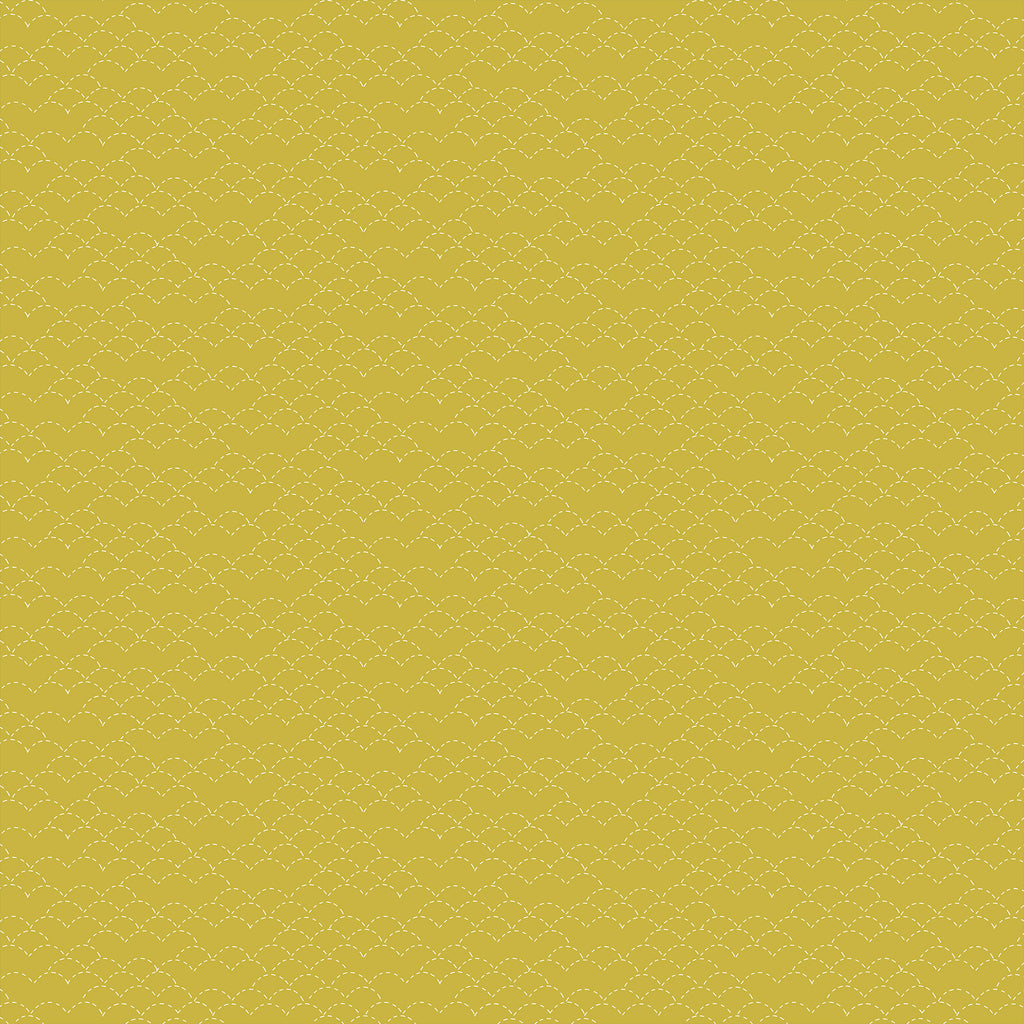 Hand Stitched - Stitches in Mustard