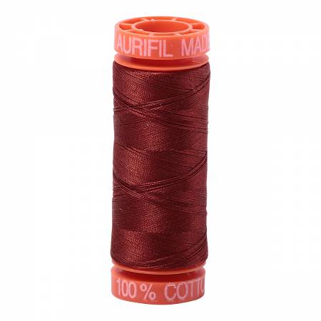 Aurifil 50wt Cotton Thread - 220 Yards - Rust 2355 – Saltwater Fabrics
