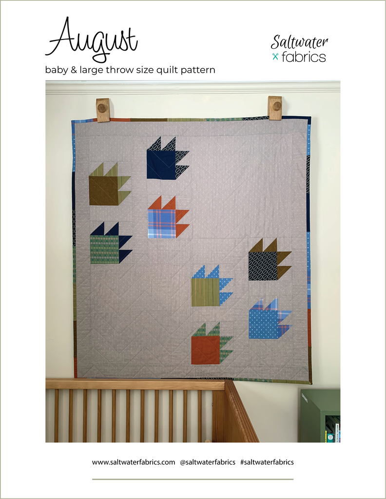 August Quilt Pattern - PDF Download