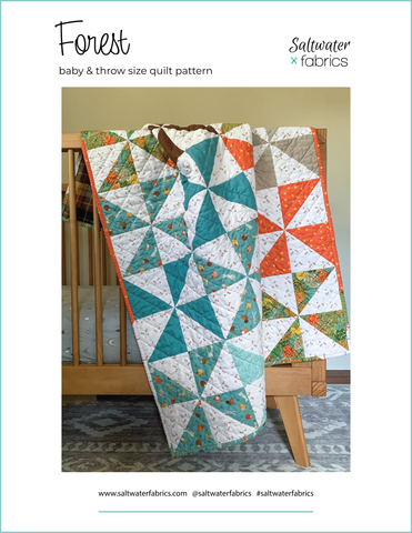Forest Quilt Pattern - PDF Download