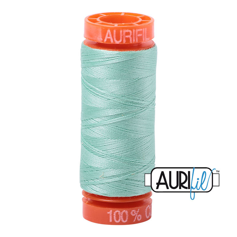 Aurifil 50wt Cotton Thread - 220 Yards - Medium Mint 2835