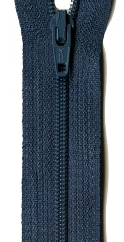 14" Zipper in Bristol Blue