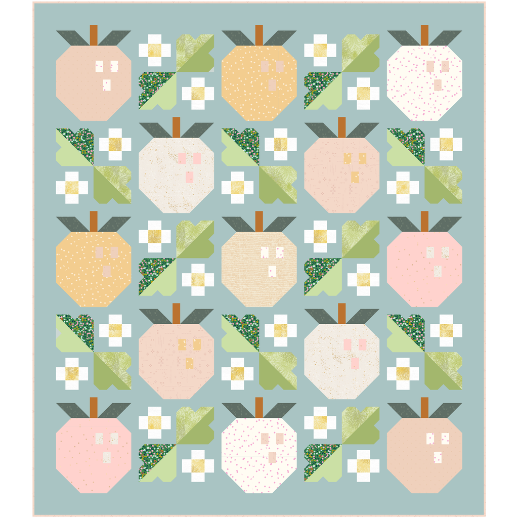 Pineberry in Low Volume Quilt Kit