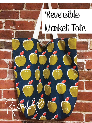 Reversible Market Tote Pattern - PDF Download