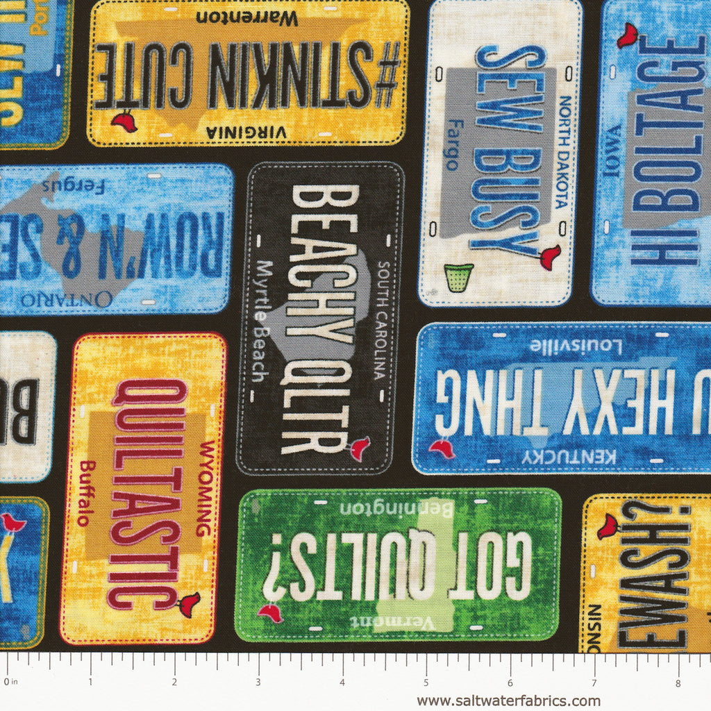 Row By Row 2016 - License Plates in Multi