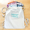 Saltwater Fabrics Embroidered Drawstring Bag