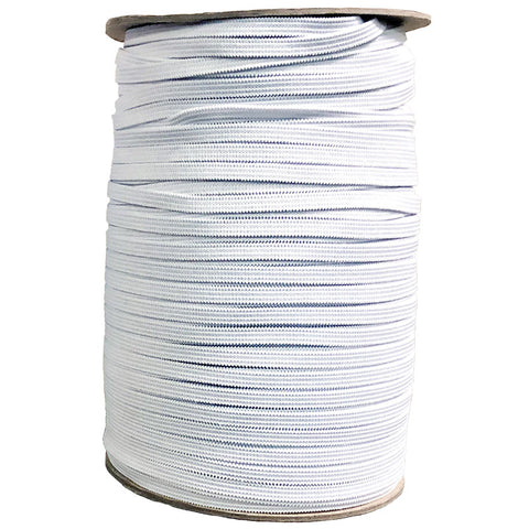 1/4" Soft Elastic in White